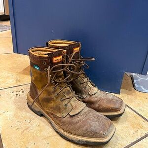 Twisted X 8” lace up work boot size 12d